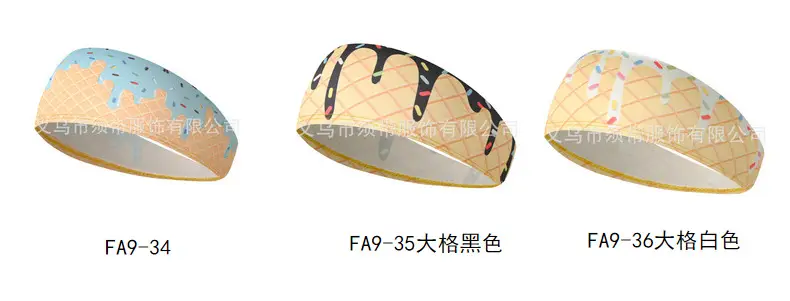 Men's Hot Selling Yoga Headband with Ice Cream Design — feature 27