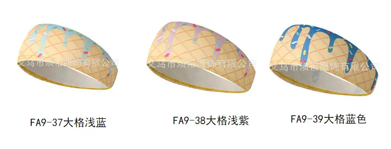 Men's Hot Selling Yoga Headband with Ice Cream Design — feature 28