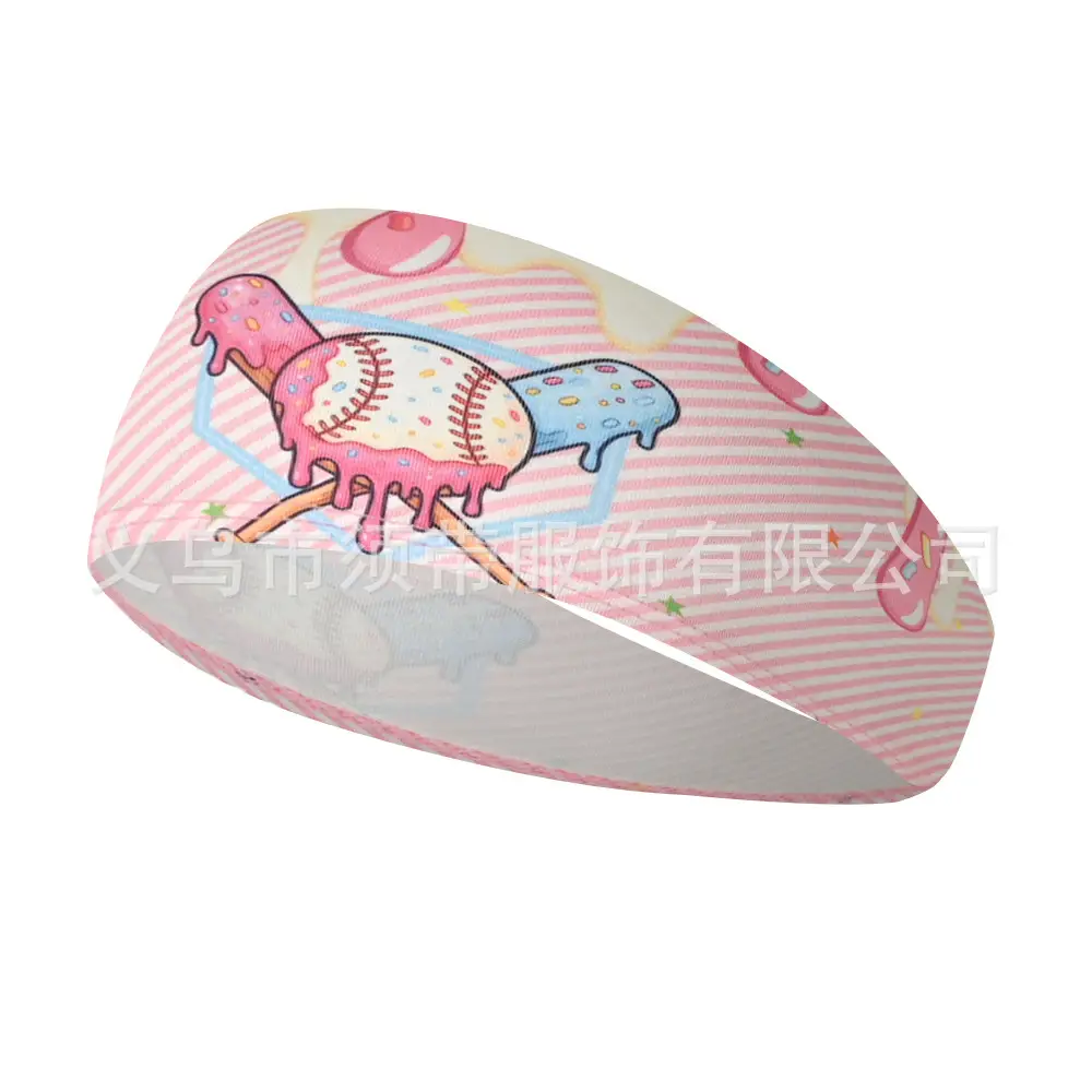 Men's Hot Selling Yoga Headband with Ice Cream Design - Image 23