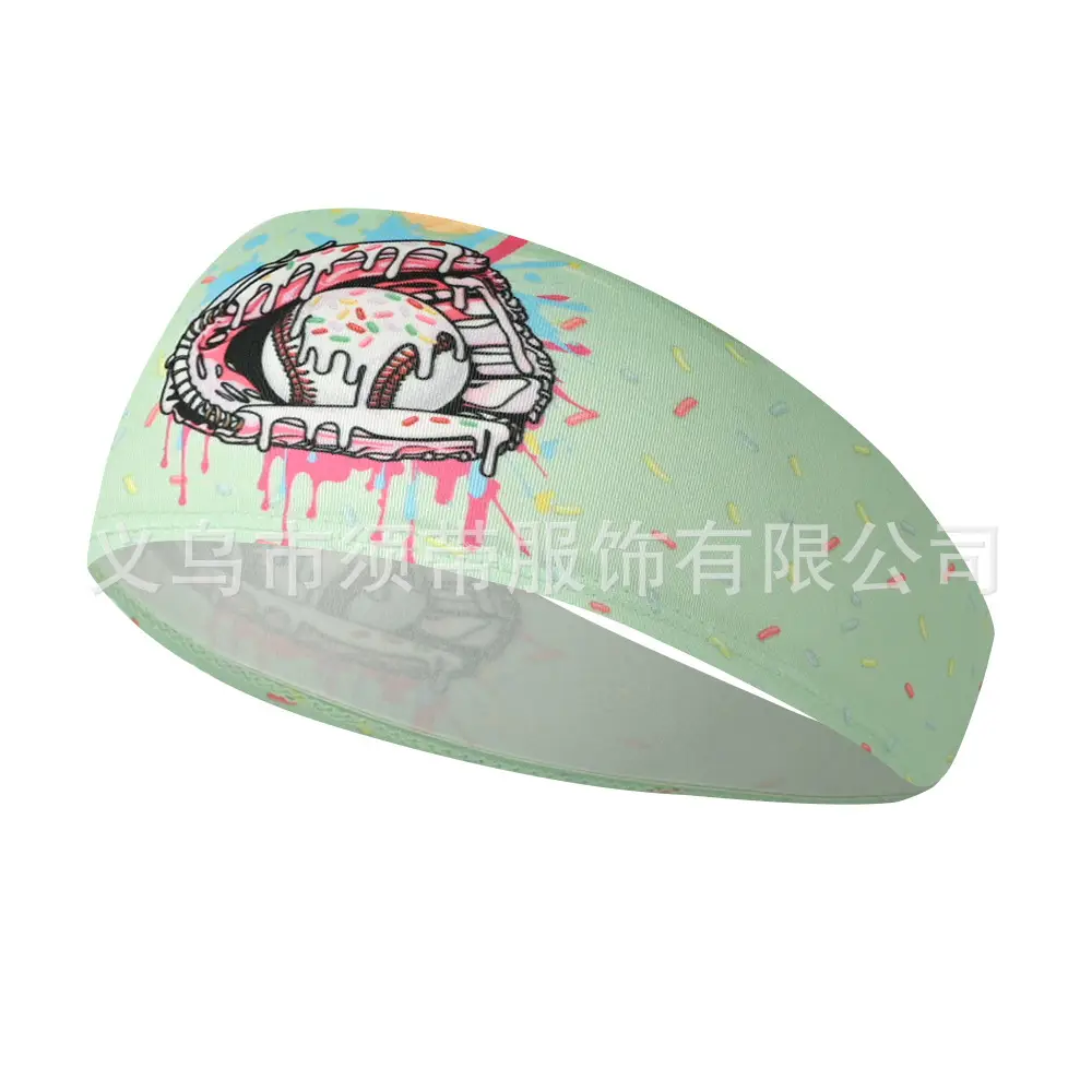 Men's Hot Selling Yoga Headband with Ice Cream Design - Image 26