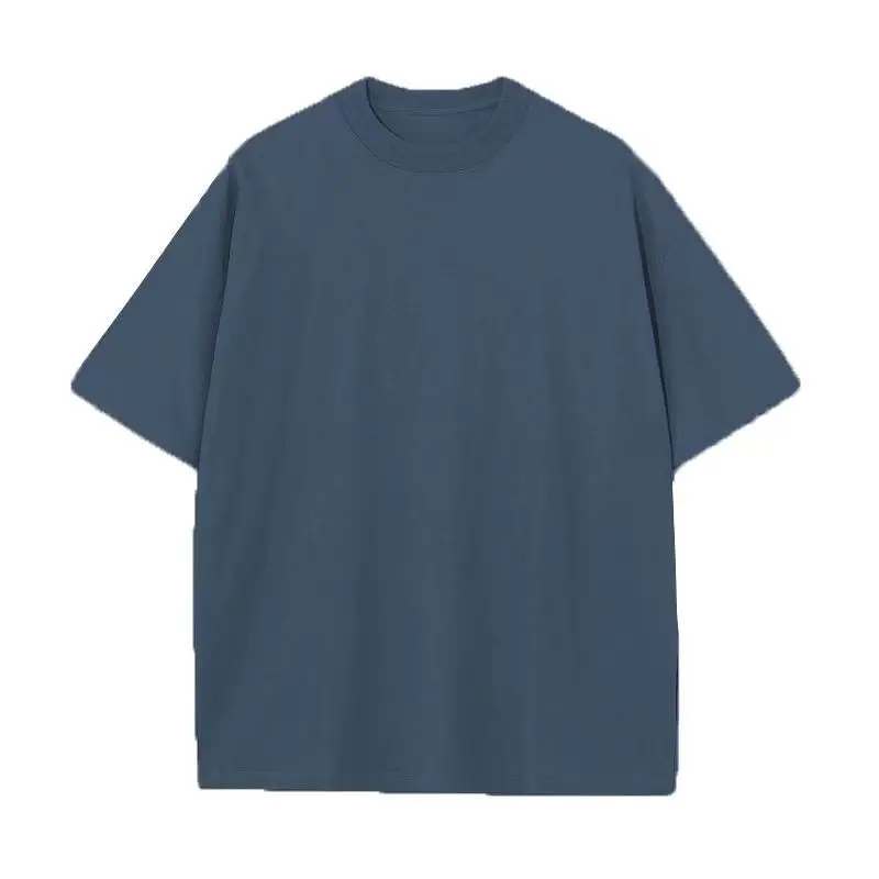 Men's 230g Cotton T-Shirt Green Loose Fit - Image 10