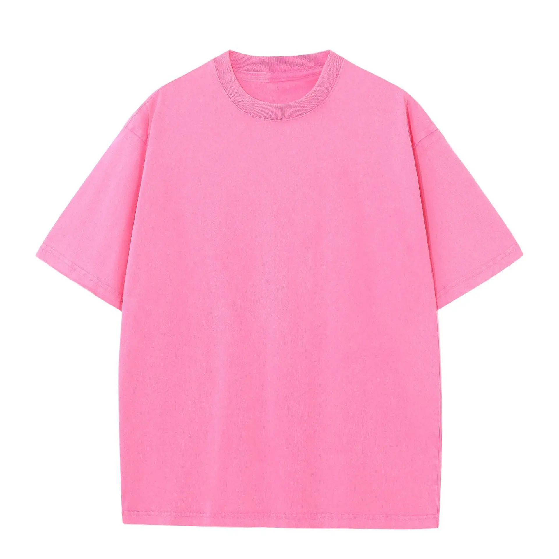 Men's 230g Cotton T-Shirt Green Loose Fit - Image 7