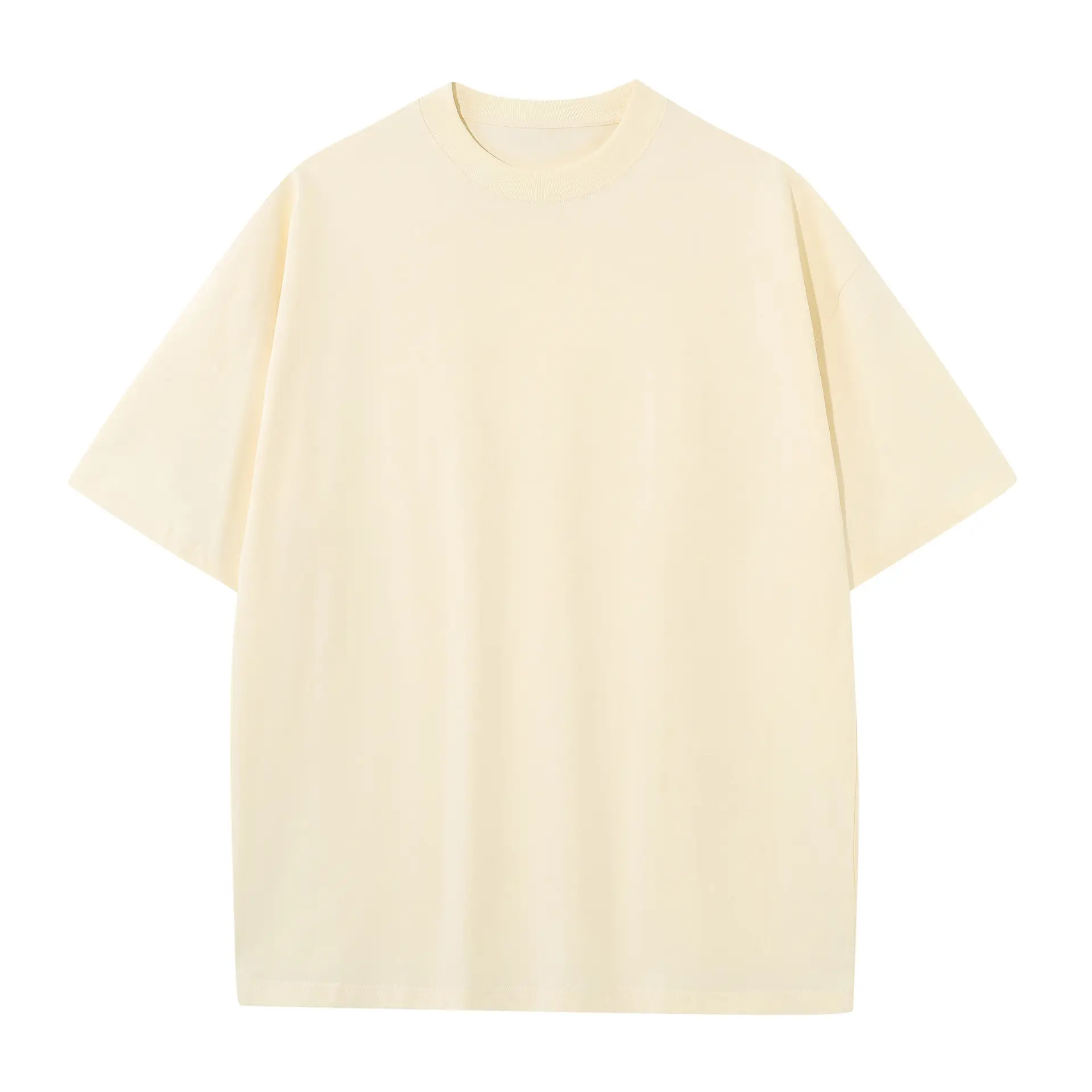 Men's 230g Cotton T-Shirt Green Loose Fit - Image 9