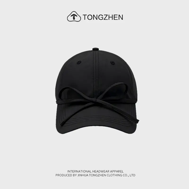 Pink Bow Cap for Women Summer Sun Protection — feature 12