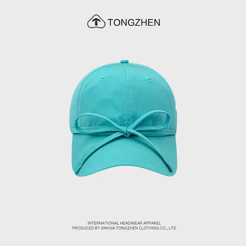 Pink Bow Cap for Women Summer Sun Protection — feature 6