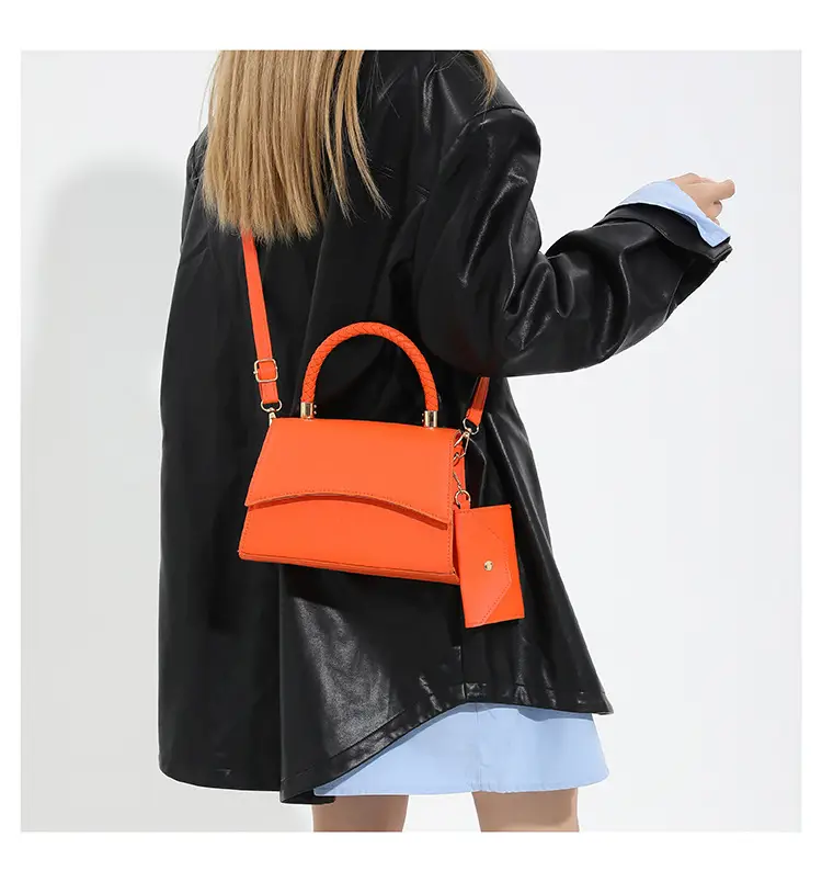 Green Texeled Crossbody Bag for Women 2024 Spring — feature 21