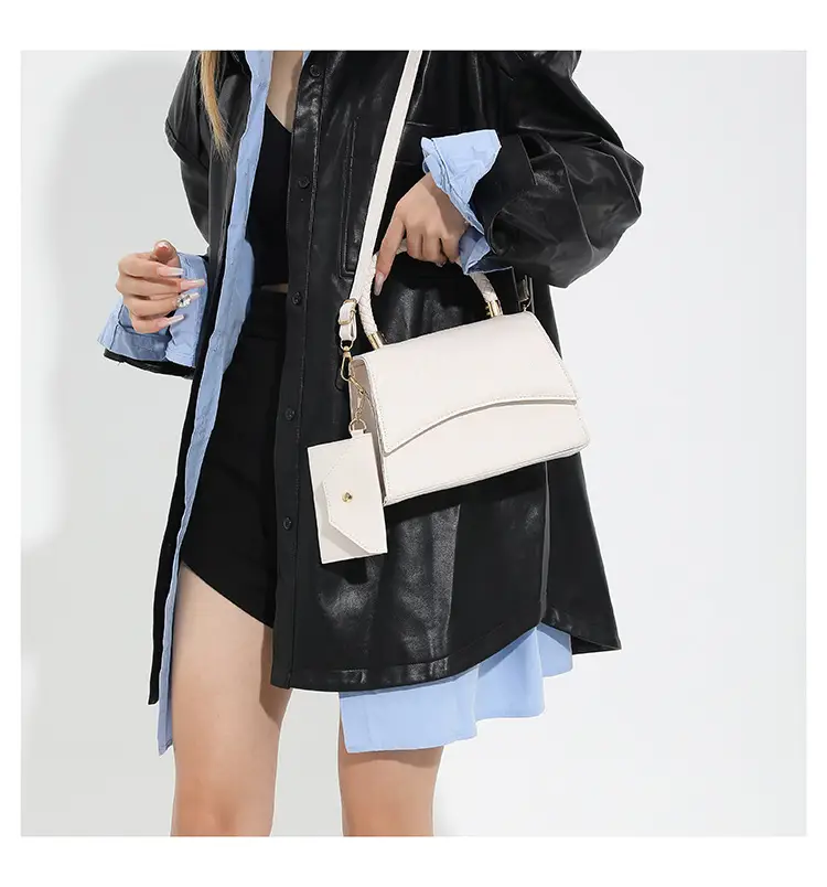 Green Texeled Crossbody Bag for Women 2024 Spring — feature 26