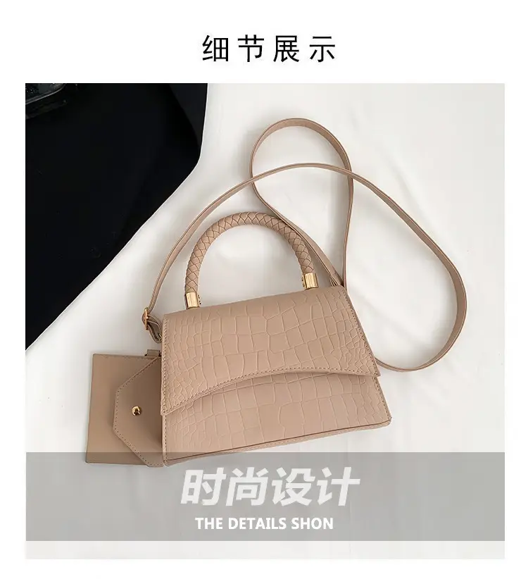 Green Texeled Crossbody Bag for Women 2024 Spring — feature 3