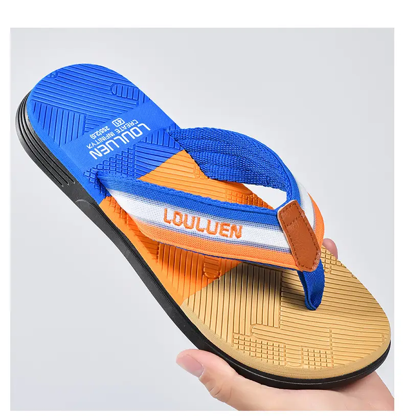 2025 Men's Distinctive Non-Slip Beach Slippers Brown Green โ feature 21