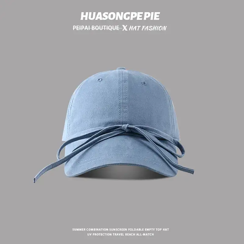 Bowknot Peaked Cap Female Face Looking Small Net Red — feature 8