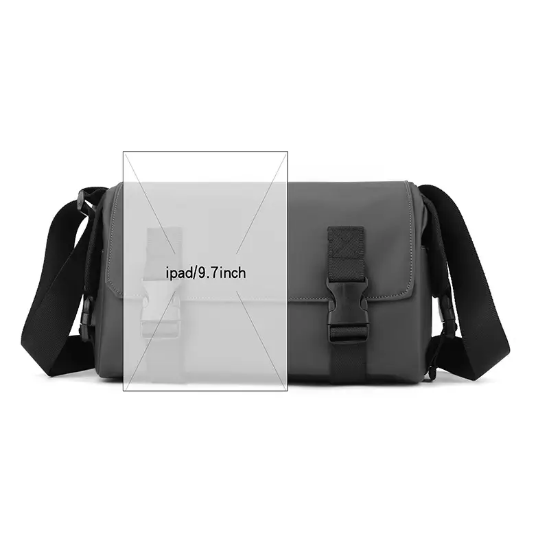 Black Japanese & Korean Style Shoulder Bag for Men Women - Image 5