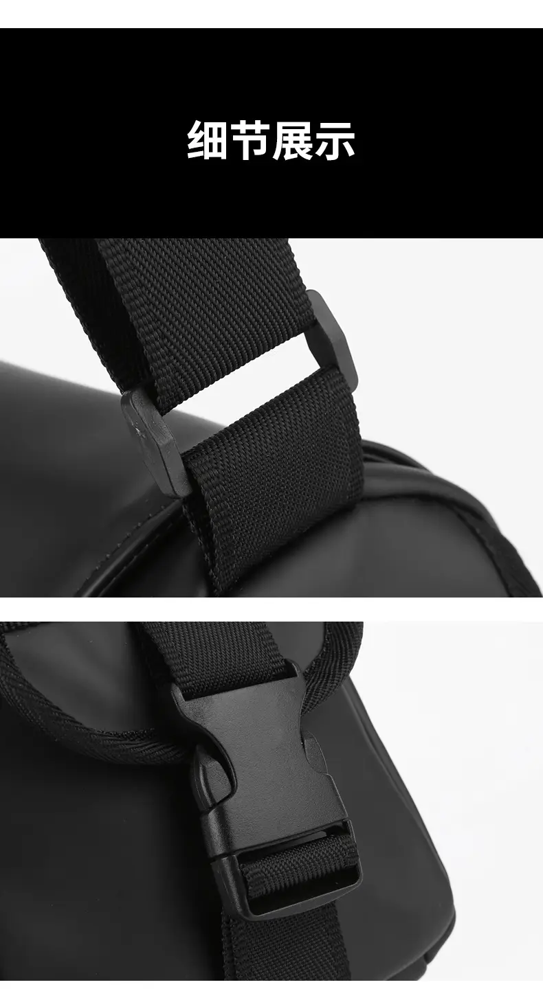 Black Japanese & Korean Style Shoulder Bag for Men Women — feature 20