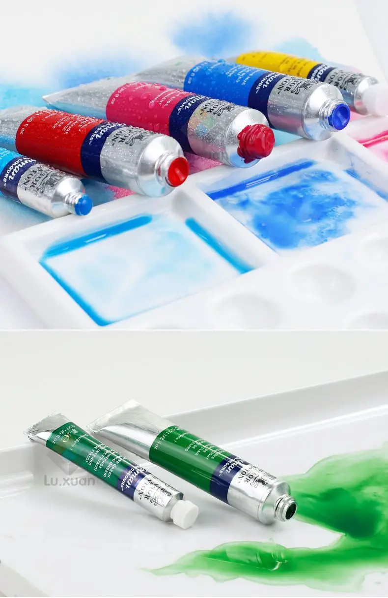 Winsha Newton song watercolor paint solid watercolor special pack transparent 8ml21mldiy sketch support pack — feature 10