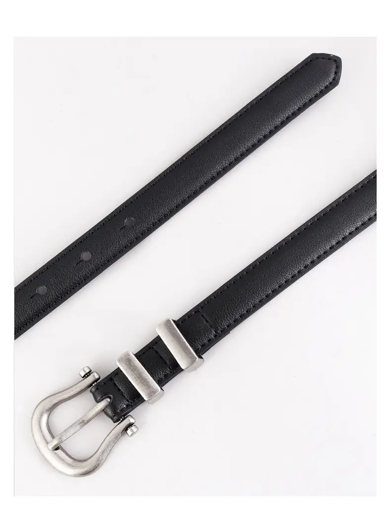 Women's Belt 2025 New Design Vintage Silver Buckle Belt for Jeans — feature 31