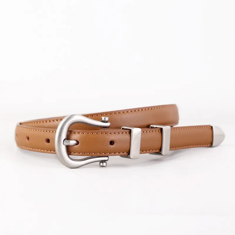 Women's Belt 2025 New Design Vintage Silver Buckle Belt for Jeans - Image 2