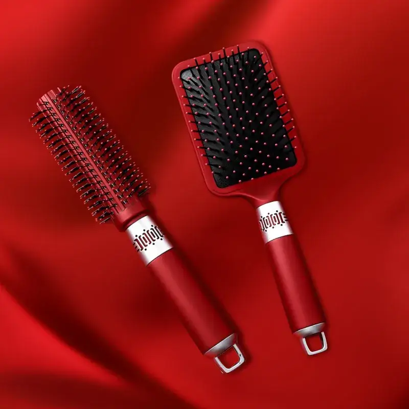 Red Hair Curling Comb for Women - Image 10