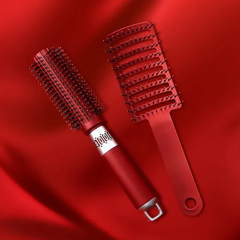 Red Hair Curling Comb for Women - Image 6