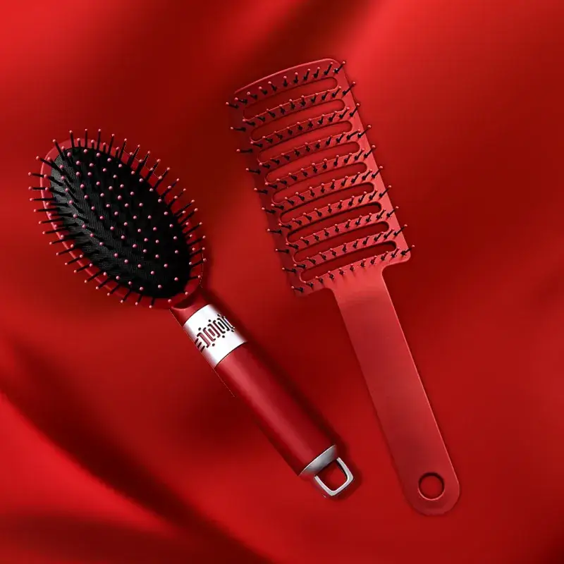 Red Hair Curling Comb for Women - Image 7