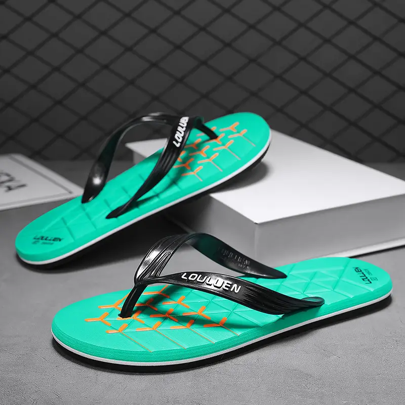 Factory Direct Sales 2026 Summer New Style Slippers for Men, Non-Slip Beach Flip-Flops, Flip-Flops for Home Use - Image 5