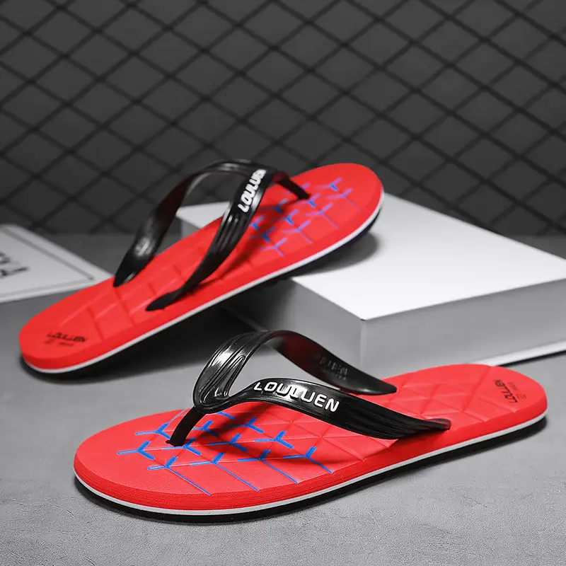Factory Direct Sales 2026 Summer New Style Slippers for Men, Non-Slip Beach Flip-Flops, Flip-Flops for Home Use - Image 6
