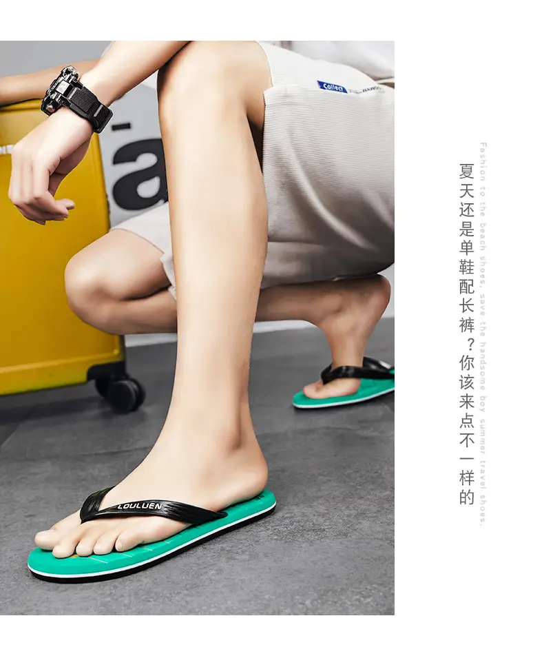 Factory Direct Sales 2026 Summer New Style Slippers for Men, Non-Slip Beach Flip-Flops, Flip-Flops for Home Use — feature 17