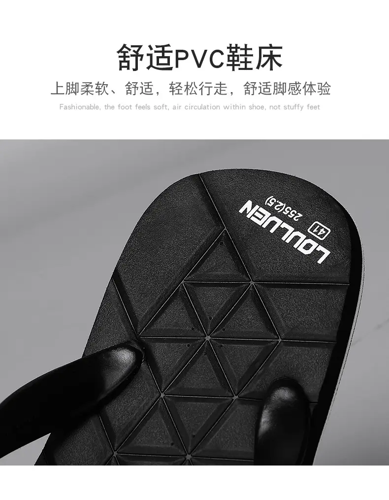 Factory Direct Sales 2026 Summer New Style Slippers for Men, Non-Slip Beach Flip-Flops, Flip-Flops for Home Use — feature 6
