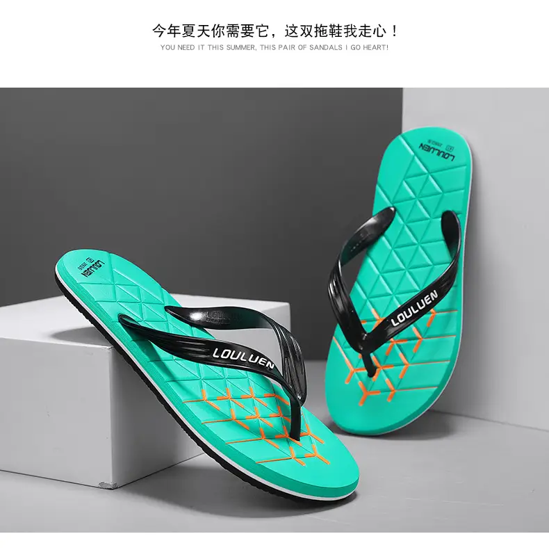 Factory Direct Sales 2026 Summer New Style Slippers for Men, Non-Slip Beach Flip-Flops, Flip-Flops for Home Use — feature 9