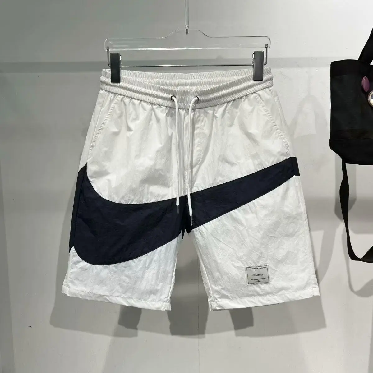 Men's White Black Athletic Shorts Quick-Drying Breathable - Image 12