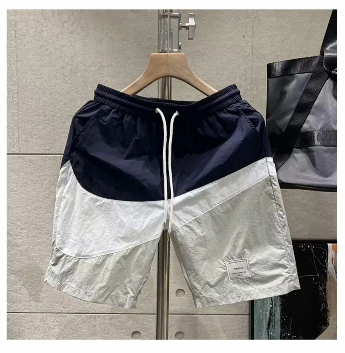 Men's White Black Athletic Shorts Quick-Drying Breathable - Image 7