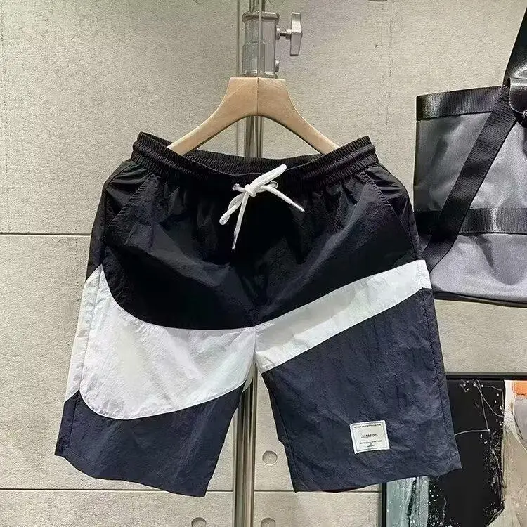 Men's White Black Athletic Shorts Quick-Drying Breathable - Image 6