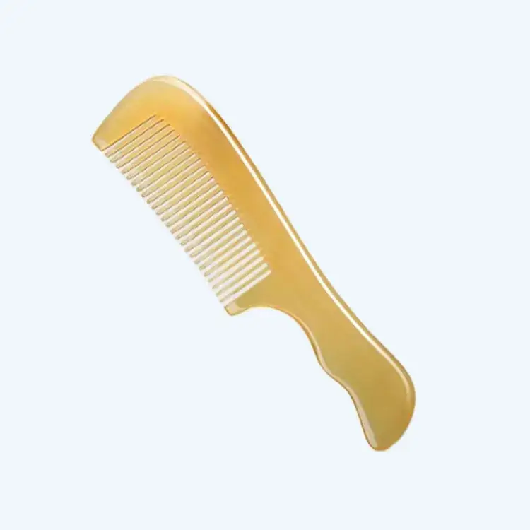 Natural Horn Comb for Hair Styling and Detangling - Image 5