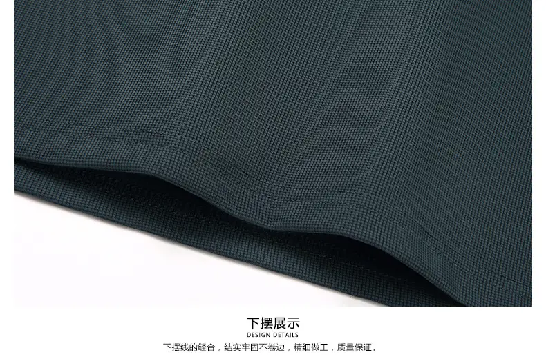 Men's Dark Blue Polo Long Sleeve T-Shirt — feature 29