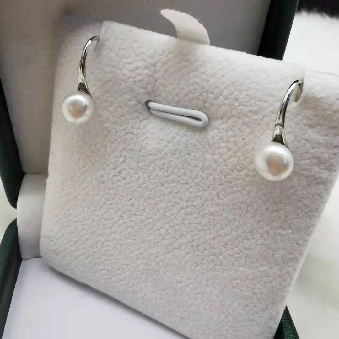 14K Gold Pearl Earrings for Women - Image 4