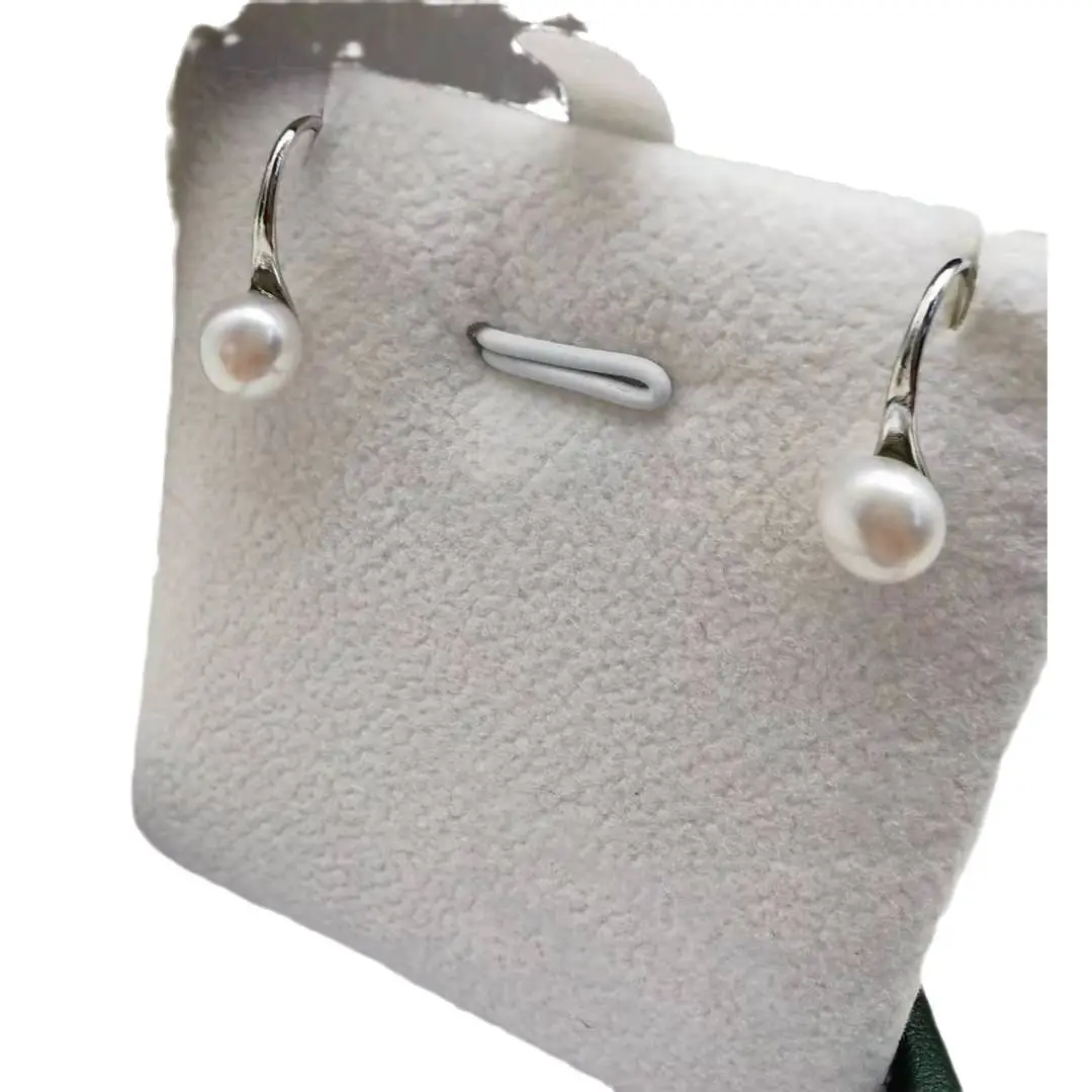 14K Gold Pearl Earrings for Women - Image 5