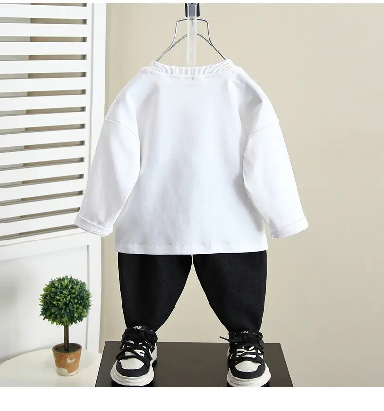 Boys Skateboard T-Shirt White 2026 Kids Wear — feature 3