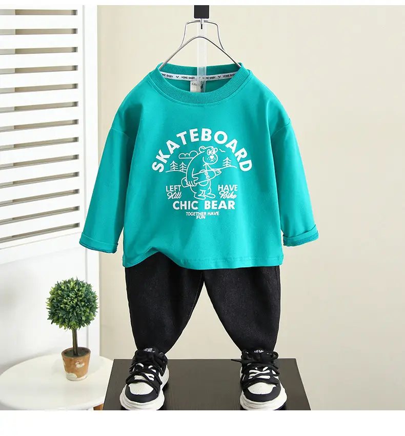 Boys Skateboard T-Shirt White 2026 Kids Wear — feature 4