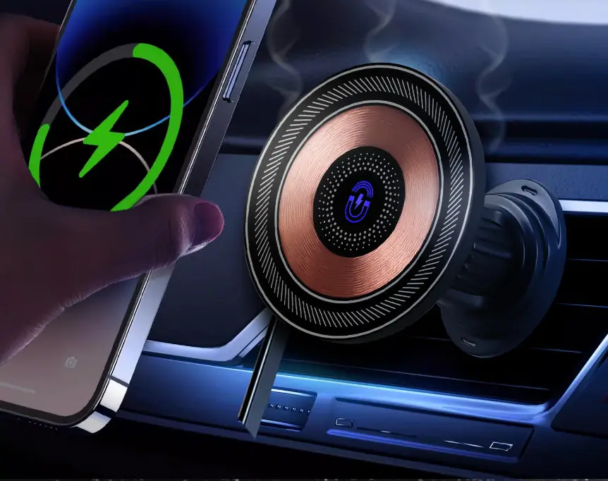 Magnetic Phone Holder for Car with Green Light — feature 9