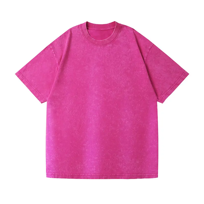 230g rose red T-shirt (washed and old)