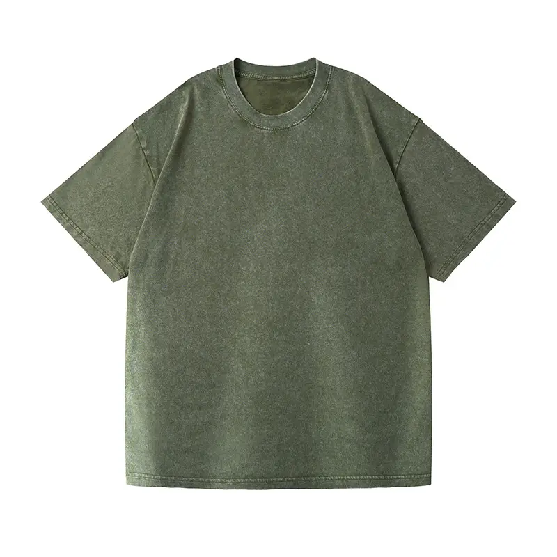 230g Army Green T-shirt (washed and old)