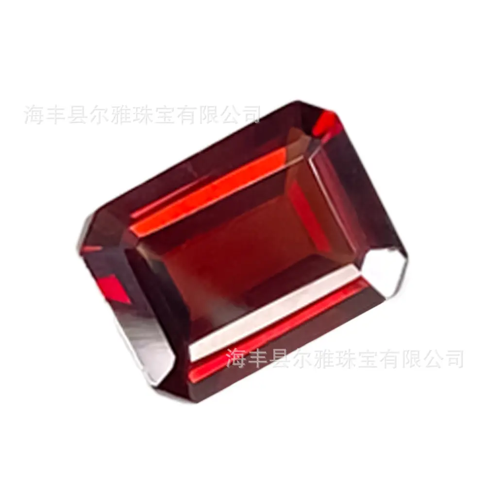 Natural Garnet Small Octagonal Cabochon Jewelry