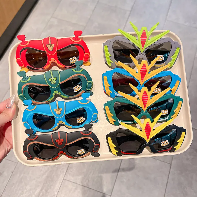 Ultraman Kids Sunglasses Blue Cartoon UV Protection