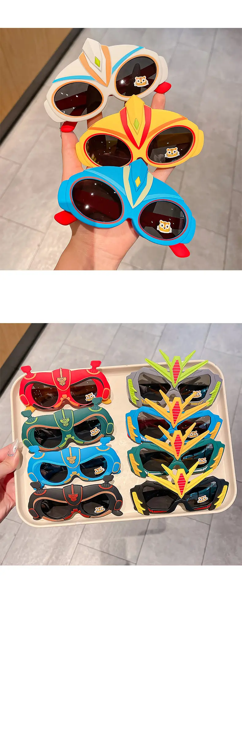 Ultraman Kids Sunglasses Blue Cartoon UV Protection — feature 37