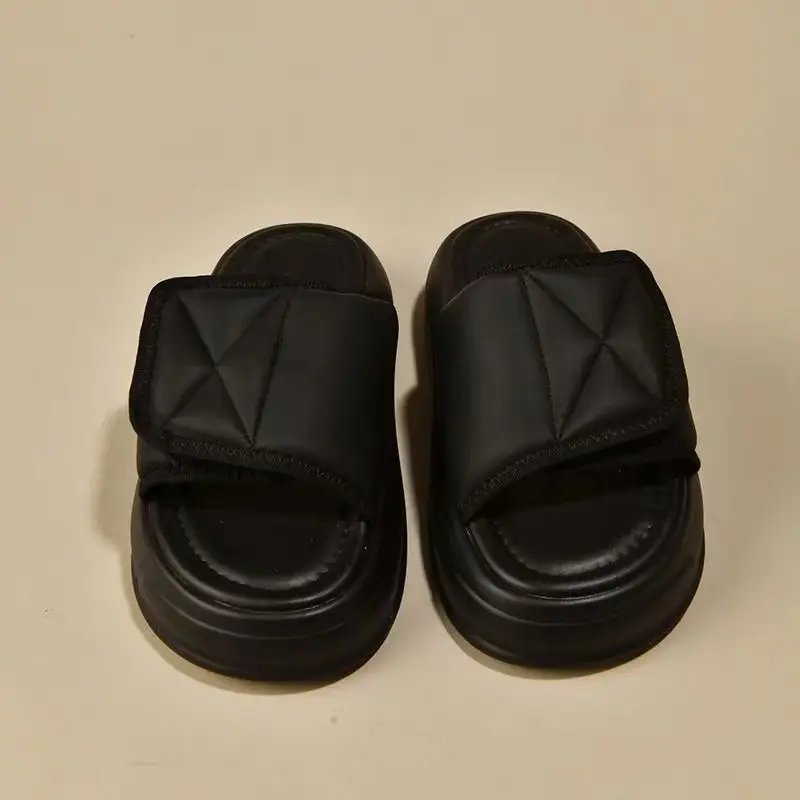 Cross slippers sandals women's net 2025 new summer can be outside fashion thick bottom infrared beach Joker slippers wholesale - Image 2
