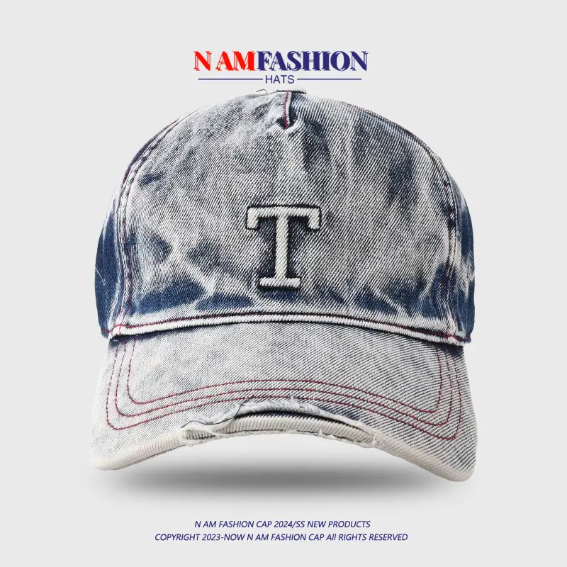 Retro Washed Cotton Baseball Cap Men Women Spring Summer Korean Style - Image 4