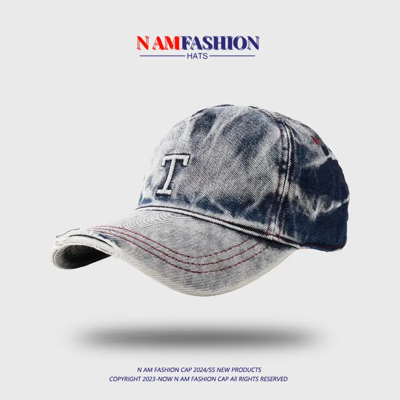 Retro Washed Cotton Baseball Cap Men Women Spring Summer Korean Style - Image 5