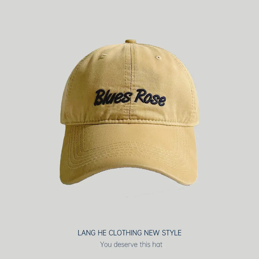 Black Embroidered Baseball Cap for Men Women - Image 4