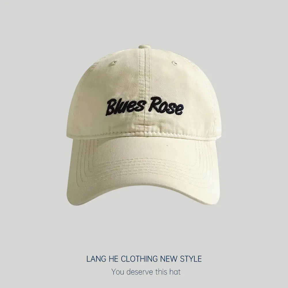 Black Embroidered Baseball Cap for Men Women - Image 5