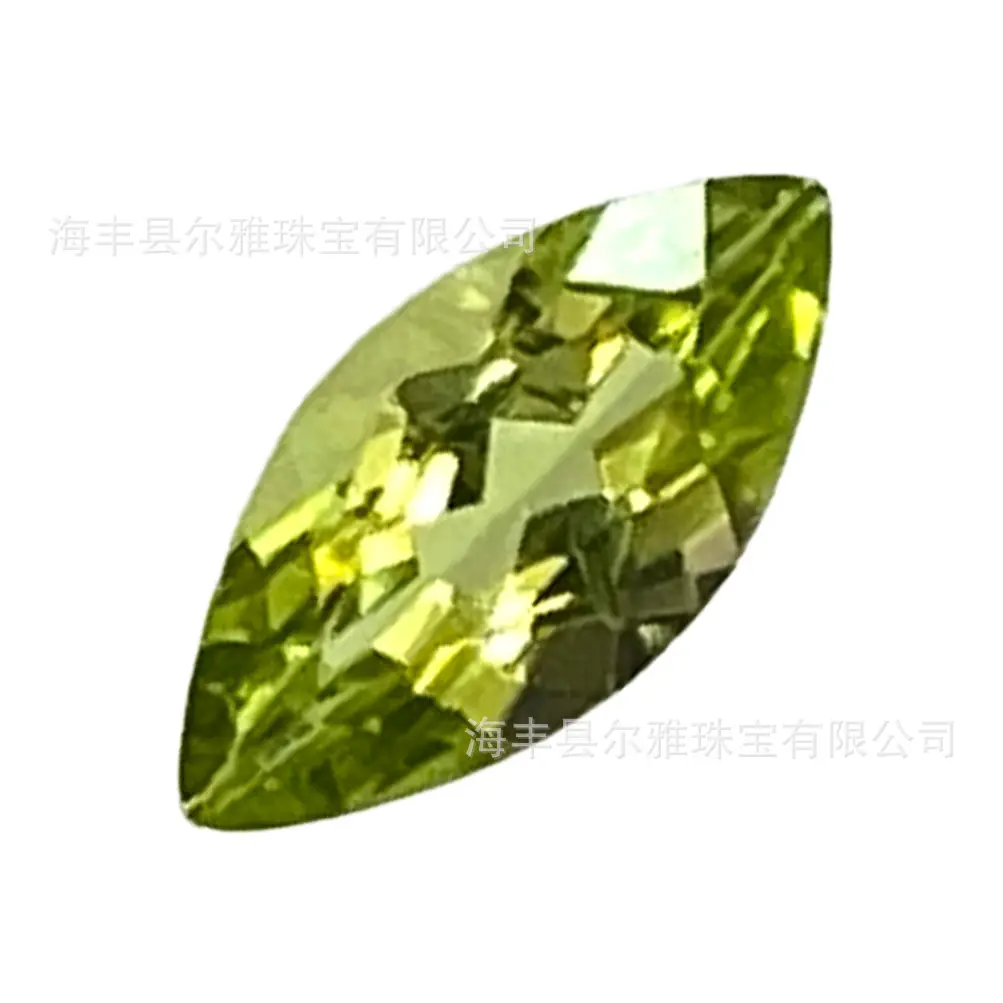 Natural Peridot Loose Stone Marquise Cut for Rings Earrings Pendants - Image 5