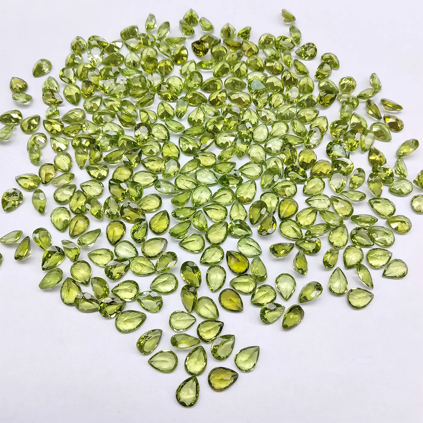 Peridot Teardrop Cabochon for Rings & Earrings - Image 4