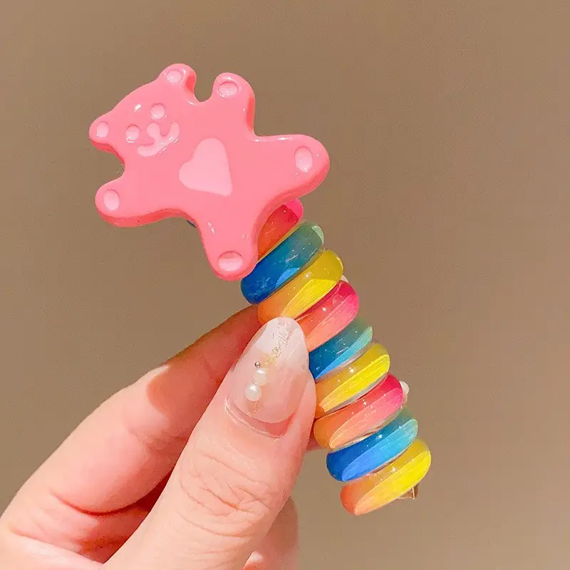 Cute Rainbow Hair Ties for Girls — feature 10